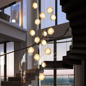 <span class=keywords><strong>Lampadari</strong></span> <span class=keywords><strong>Moderni</strong></span> in Cristallo, Illuminazione per la Casa, Lampada <span class=keywords><strong>a</strong></span> <span class=keywords><strong>Sospensione</strong></span> con Bolle di Cristallo per Scale, <span class=keywords><strong>Lampadari</strong></span> Lunghi - Product Image 2
