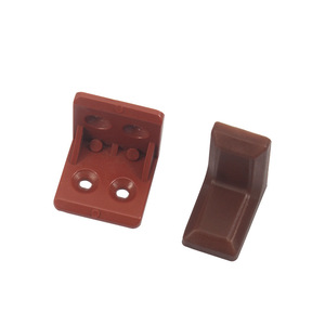 Supports d'angle en plastique en forme de L, connecteurs d'angle droit pour étagères en bois, quincaillerie de fixation durable - Product Image 1