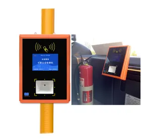 Pembaca tiket Bus mesin pembayaran prabayar kartu terminal koleksi tarif Bus dengan pemindai kode QR