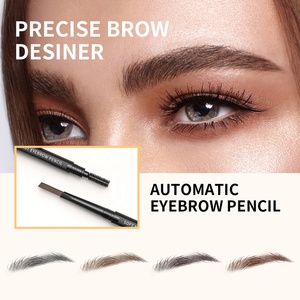0.5mm Triangle automatique haute pigmenté imperméable à l'eau longue durée végétalien anti-transpiration marque privée Logo personnalisé <span class=keywords><strong>crayon</strong></span> à sourcils - Product Image 2