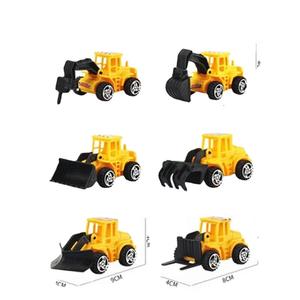 6 ensembles de jouets de tracteurs pour garçons, fournitures de décoration de gâteaux, voitures, ornements de poupées, <span class=keywords><strong>Oh</strong></span> bébé, joyeux anniversaire, excavateurs, décoration de gâteau - Product Image 3