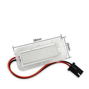 2pcs Canbus LED Numéro de Plaque d'Immatriculation pour Ford <span class=keywords><strong>Focus</strong></span> 5D Fiesta Mondeo <span class=keywords><strong>MK4</strong></span> C-Max MK2 S-Max Kuga Galaxy 6000K Blanc Auto Lampe - Product Image 6