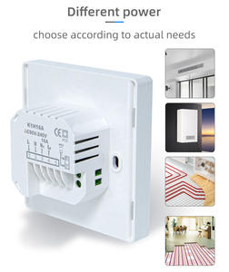 スマートホームサーモスタット電気ヒーター床下水暖房AC/HVACコントローラースチールABSオフィスビルディングジム - Product Image 6