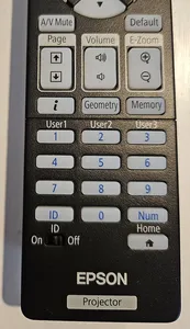 <span class=keywords><strong>รีโมท</strong></span>คอนโทรล 217331000 สำหรับเอปสัน H749C H750A H762B 3LCD 1080P XGA WXGA 3D EB-B1500 EB-B1575WU EB-B1585W EB-Z9750WU <span class=keywords><strong>โปรเจคเตอร์</strong></span> - Product Image 3