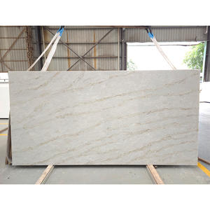 GOLDTOP ODM OEM Cuarzo pulido 5124 Calacatta Lavezzi Slab Isla de encimera de cocina moderna para uso en hoteles en interiores y exteriores - Product Image 3