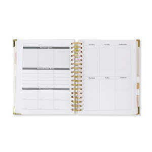 Impression personnalisée Spirtual planificateur quotidien hebdomadaire objectifs de soins personnels cahier d'exercices de bien-être Journal spirale santé mentale carnet de notes - Product Image 4