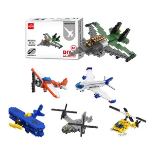 YIRUN विमान माइक्रो ब्लॉक बच्चों के शैक्षिक खिलौने निर्माता चीन से प्लास्टिक ईंट ब्लॉक खिलौने बच्चों मिनी ईंट नैनो ब्लॉक