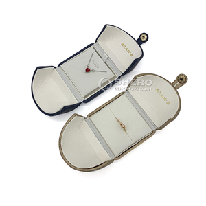 Bague de luxe velours bijoux emballage bas prix boîte d'emballage pour bijoux magnétique boîte-cadeau - Product Image 6