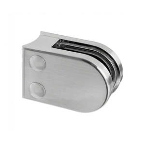 ตัวหนีบกระจกสแตนเลสเกรดพรีเมียม 180 องศา สำหรับ<span class=keywords><strong>ฉาก</strong></span><span class=keywords><strong>กั้น</strong></span><span class=keywords><strong>โค้ง</strong></span>ทางสถาปัตยกรรม ทนการกัดกร่อนระดับมารีน - Product Image 3