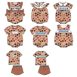 โรงงานผลิตเสื้อผ้าเด็ก Yihui รับผลิตตามแบบ ชุดรอมเปอร์เด็กแบบยูนิเซ็กซ์ สำหรับวันเกิด ผ้าถักลายพิมพ์ แขนสั้น ดีไซน์น่ารัก ตกแต่งด้วยลายปักมือ สำหรับฤดูร้อน - Product Image 2