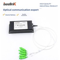 Interruptor Óptico Mecánico FSW Modelo 7202-OSW116 1x32/1x64 Cables de Fibra Gruesa Conectores SC/PC Óptico a Nivel de Micrón