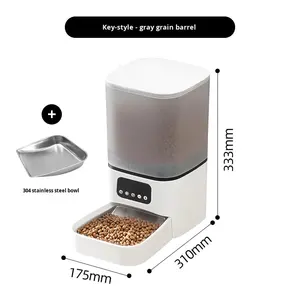 6L Smart 2.4G et 5G chargeur vidéo grand Angle Pet Feeding Essentials réduit l'anxiété alimentaire adapté au compagnon vocal - Product Image 6