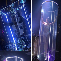 Barre lumineuse, Lumières de scène, Arche de porte, Roue de prière, Lampe de cage pour la pratique spirituelle, Arche de performance GOGO pour strip-teaseuses