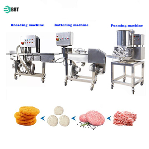 Ligne de transformation alimentaire industrielle |   pour Patty Nugget avec équipement de formage, d'enrobage et de panure - Product Image 1