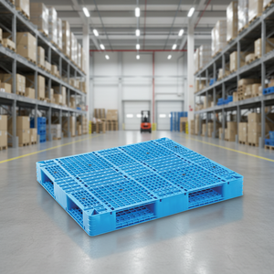 Palette en plastique robuste et durable 1212-B <span class=keywords><strong>FAP</strong></span> 3 Runner, simple face, entrée 4 voies, grande taille, <span class=keywords><strong>prix</strong></span> usine Chine - Product Image 1