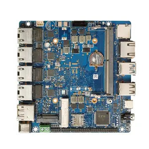 Zunsia 12-го поколения X86 промышленный Linux брандмауэр мини ПК материнская плата DDR5 4LAN N95 WIFI/6COM маршрутизатор материнская плата Alder Lake N100