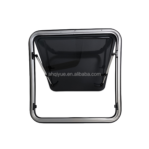 Nuevo diseño de esquina redonda marco curvo caravana Camping coche empujar hacia fuera la ventana con Red <span class=keywords><strong>plisada</strong></span> - Product Image 2