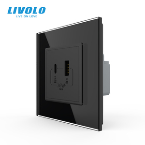 <span class=keywords><strong>Cargador</strong></span> de Pared LIVOLO Tipo 86 Estándar del Reino Unido, 36W, USB A+Tipo C, Doble Puerto, Enchufe de Carga para Teléfono, Alta Seguridad, para Viviendas y Apartamentos - Product Image 5