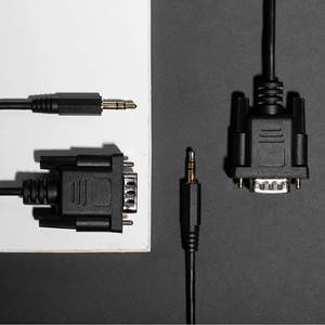 DB9ทองแดงบริสุทธิ์ถึง3.5มม. สายสัญญาณเสียง/อนุกรม RS232พร้อมชิปเซ็ต FT232RL FTDI สำหรับใช้ในคอมพิวเตอร์ - Product Image 4