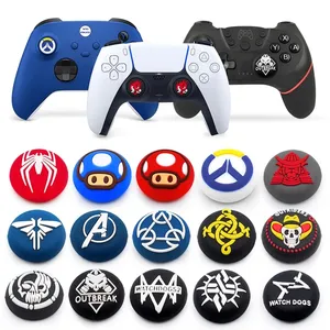 1PCS Silicone Analog Joystick Thumbstick Thumb Stick Grip Caps Cases for PS3 PS4 PS5 Xbox 360 Xbox One Controller Thumbs Grip