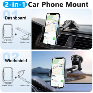 جديد فائق الشفط واقي رياح حامل هاتف خلوي درجة - Product Image 5