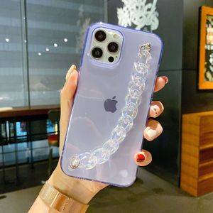 Fundas de teléfono bonitas de TPU suave, de alta calidad, estilo coreano, con cordón de cadena transparente de plástico, <span class=keywords><strong>2022</strong></span> - Product Image 3