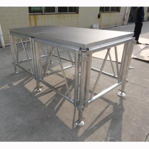 Escenario de aluminio móvil de concierto interior ajustable en altura - Product Image 1