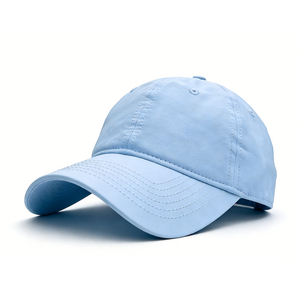 Oem Factory Quick Dry Performance Baseball <b>Caps</b> Men'S Baseball <b>Caps</b> Wholesale <b>Plain</b> Light Blue Baseball <b>Cap</b> - Product Image 6