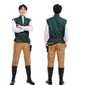 Costume de cosplay Halloween Magic Encounter ; <span class=keywords><strong>Princesse</strong></span> aux cheveux longs, <span class=keywords><strong>Prince</strong></span> Rampion de la forêt, <span class=keywords><strong>Prince</strong></span> Flynn Rider - Product Image 2