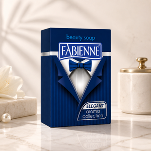 Coffret Cadeau de Savons de Toilette Parfumés Rouge et Bleu Fabienne Mariés 140 g avec Emballage Décoratif et Forme Originale pour Soins à Domicile - Product Image 2