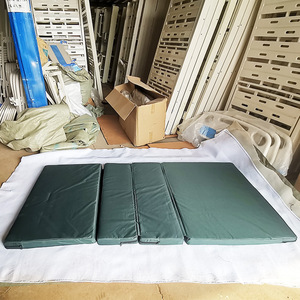 Matelas à double balançoire Yishoufu, vert foncé, rembourrage en coton, hypoallergénique, matelas de lit d'allaitement manuel, utilisation en chambre à coucher - Product Image 3