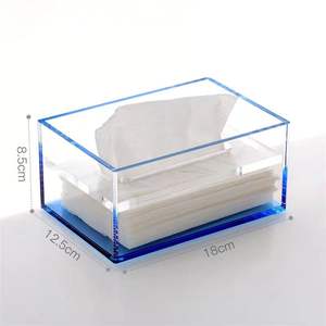 Boîte à mouchoirs <span class=keywords><strong>rectangulaire</strong></span> de vente chaude pour le stockage de mouchoirs au bureau - Product Image 2