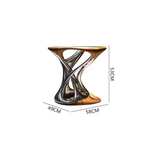 Sillón <span class=keywords><strong>de</strong></span> Diseño Nórdico Creativo para Sala <span class=keywords><strong>de</strong></span> Estar, Balcón, Sofá Individual Moderno, Silla <span class=keywords><strong>de</strong></span> Reuniones, Muebles para el Hogar con Diseño Calado y Brillante - Product Image 5