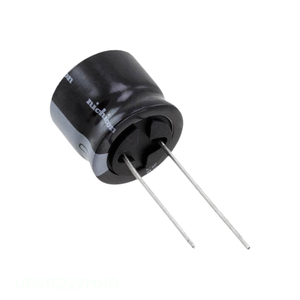 Condensateur traversant à allogement radial CAP ALUM 2200UF 20% 25V URS1E222MHD – Distributeur agréé - Product Image 1