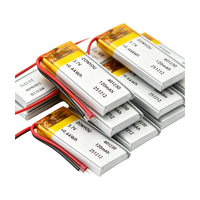 Prix Usine 401230 Cellule Pouch Ultra Mince 3.7 V Batteries Lithium Polymère 120mAh 500 Cycles pour Station de Recharge Portable