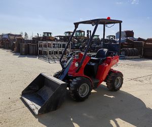 Mini chargeuse sur <span class=keywords><strong>pneus</strong></span> HAIJU H140 Capacité de levage 350 kg Moteur à essence 2 cylindres LONCIN - Product Image 4