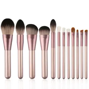 Best Selling 10 pcs Colorful Rainbow Hair Makeup Brush Set With Laser Diamond Bag Wholesale Makeup Brushes