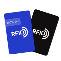 Carte NFC NTAG216 en PVC 13,56 MHz de haute qualité, étanche et programmable, marque CLF, pour les réseaux sociaux et la personnalisation, vente en gros