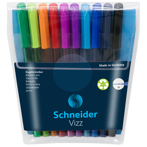 SCHNEIDER - Set di 10 Penne a Sfera VIZZ - Product Image 1