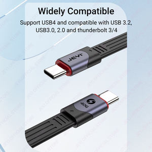 JEYI Factory 15cm USB4 FPC cavo piatto 40Gbps 100W Thunderbolt 4/<span class=keywords><strong>3</strong></span> con alloggiamento in alluminio per Tablet portatile in magazzino - Product Image 4