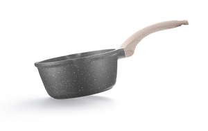 Mới nhất đến chết đúc nhôm nước sốt nồi Nồi sữa với lớp phủ đá cẩm thạch và thích hợp cho bếp cảm ứng - Product Image 3