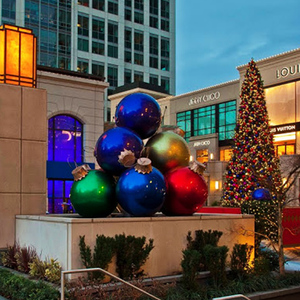 รูปปั้นไฟเบอร์กลาสขนาดใหญ่ปรับแต่งสำหรับตกแต่งวันหยุดรูปปั้นอมยิ้ม - Product Image 4