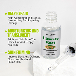 Suero Facial Antiinflamatorio de Raíz de Regaliz, Reparación Profunda, Hidratante, Reafirmante para Piel Opaca y Flácida - Product Image 1
