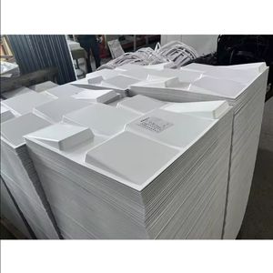 Paredes decorativas Papel pintado interior barato Paneles de pared 3D Panel moderno Dinding Papan 3D/Revestimiento de pared Pvc Diseño de modelo 3D - Product Image 4