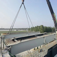 Layanan Pengelasan dan Pemotongan Struktur Baja Karbon Prefabrikasi Modular Kustom untuk Jembatan Pejalan Kaki Bailey Skywalk Bentangan Besar