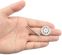10 pièces de disques de coupe miniatures de 22 mm, accessoire pour outil rotatif, disque de coupe diamanté, compatible avec les outils rotatifs Proxxon Dremel