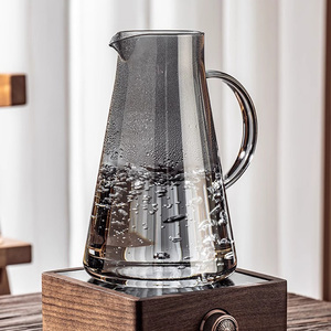 Đơn giản công suất lớn Ấm đun nước khói màu xám hổ phách rõ ràng nước lạnh bình nước giải khát ấm trà với tay cầm vòi - Product Image 3