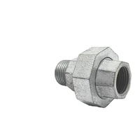 Raccord de tuyauterie en fonte malléable zingué avec filetage NPT pour eau et gaz, classe 150, basse pression