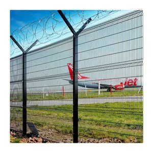 High Quality PVC Coated Hot Dipped Galvanized 358 Clear View Anti Climb Security Fence