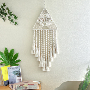 <span class=keywords><strong>Macramé</strong></span> Tenture Murale Vert et Blanc <span class=keywords><strong>Arbre</strong></span> <span class=keywords><strong>de</strong></span> <span class=keywords><strong>Vie</strong></span> Art Mural Décoration Maison Décor <span class=keywords><strong>Attrape</strong></span>-Rêves - Product Image 4